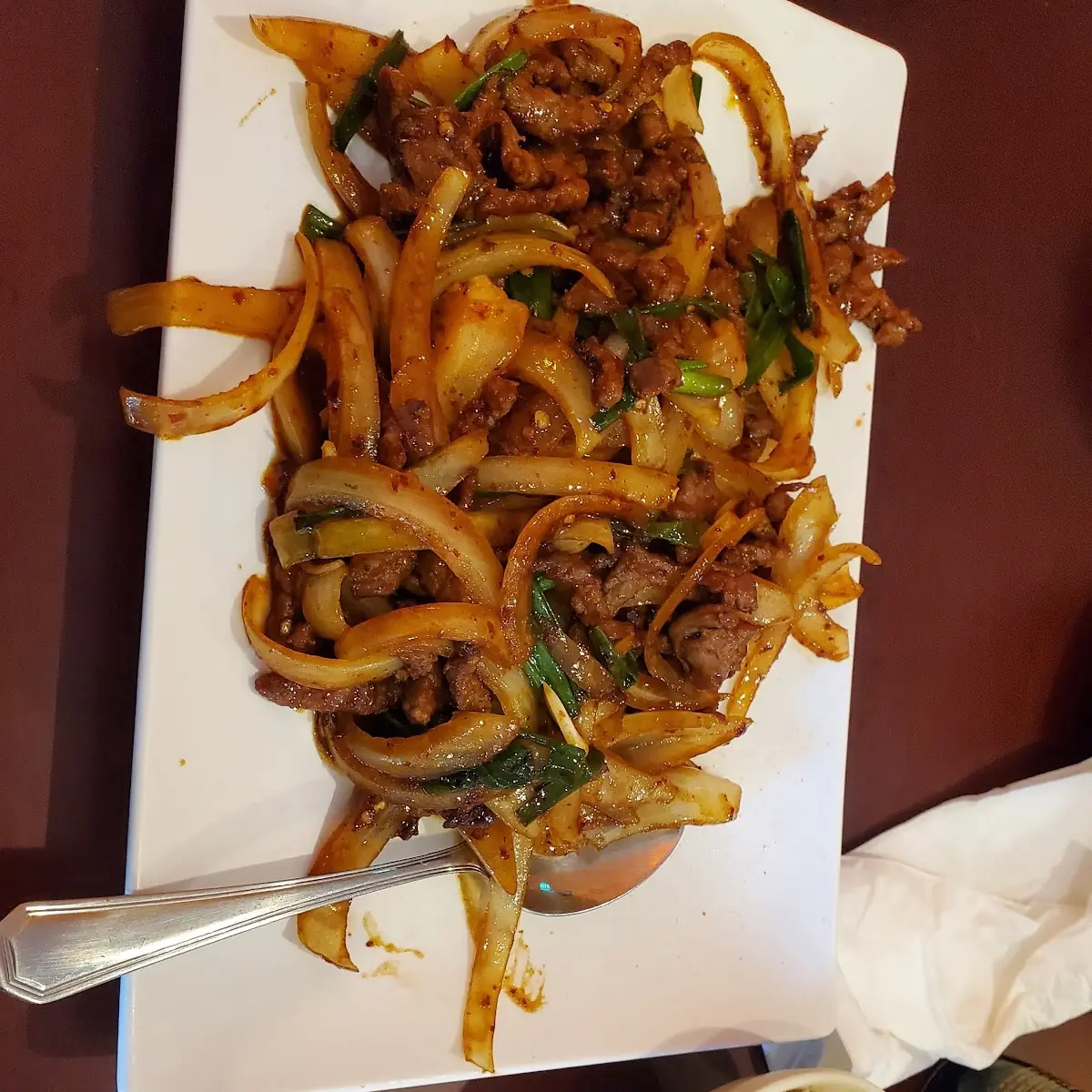 mongolian beef 蒙古牛